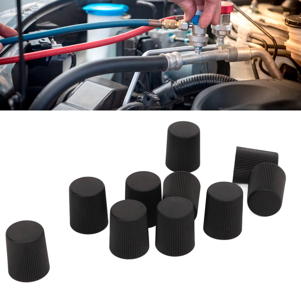 50PCS   Conditioning Valve   Car Fuel Injection Nozzle   Sealing Plastic Dustproof Covers M8X1