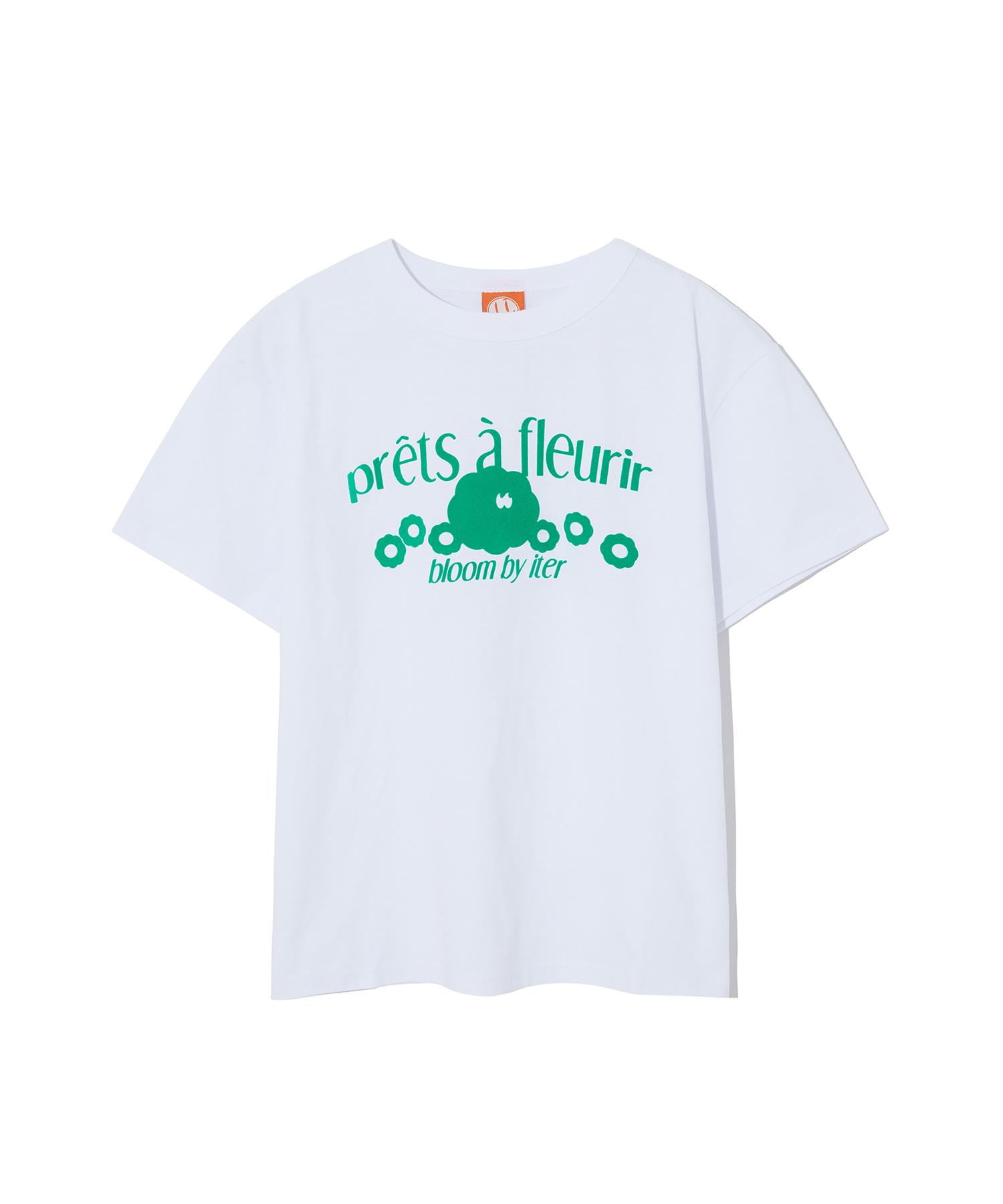 Itter Iterbloom Flower Logo T-Shirt_White Free