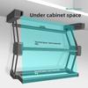 Kitchen Cabinet Lift Basket Storage Rack Condiment Dishes Pull-down Folding Kitchen Creative Home Organizer Holders Accessories