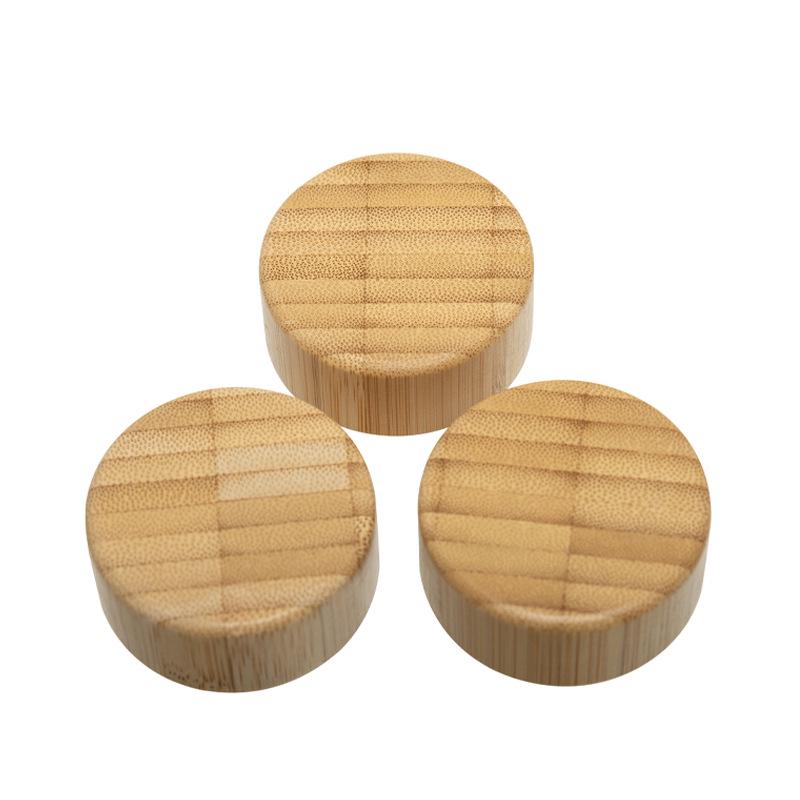 Eco-friendly Double-Walled Bamboo Glass Water Bottle with Thermos Lid