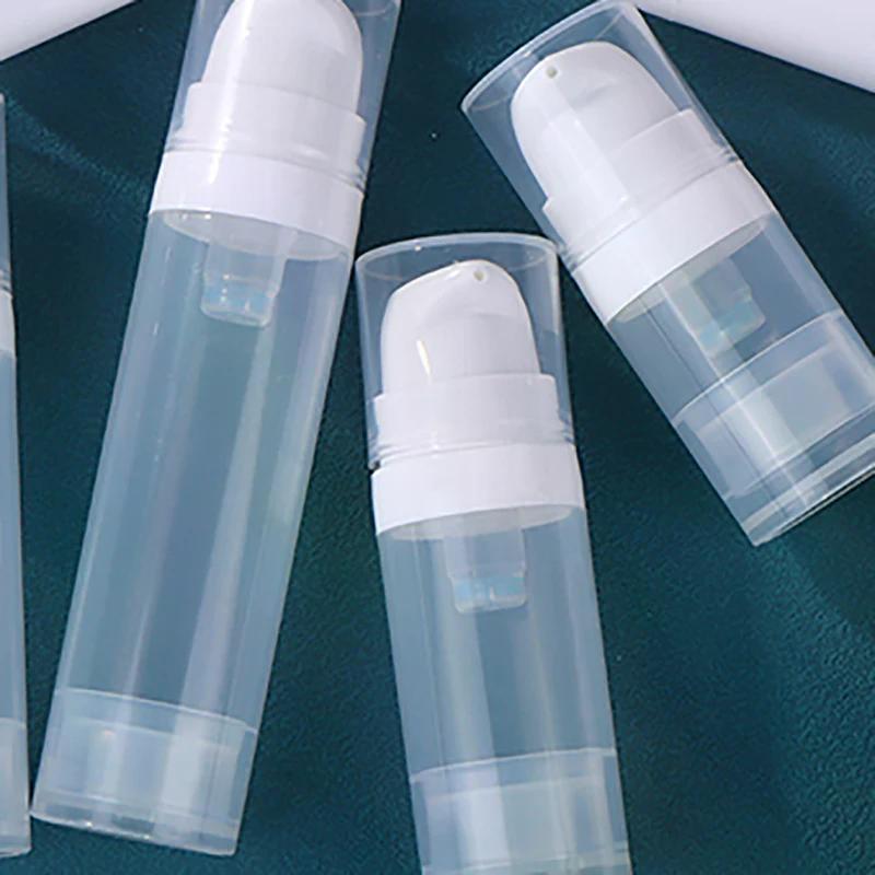 5-50ml Mini Portable Vacuum Press Type Bottle Refillable Makeup Cosmetics For Cream Gel Moisturizers Liquid Lotion Bottles