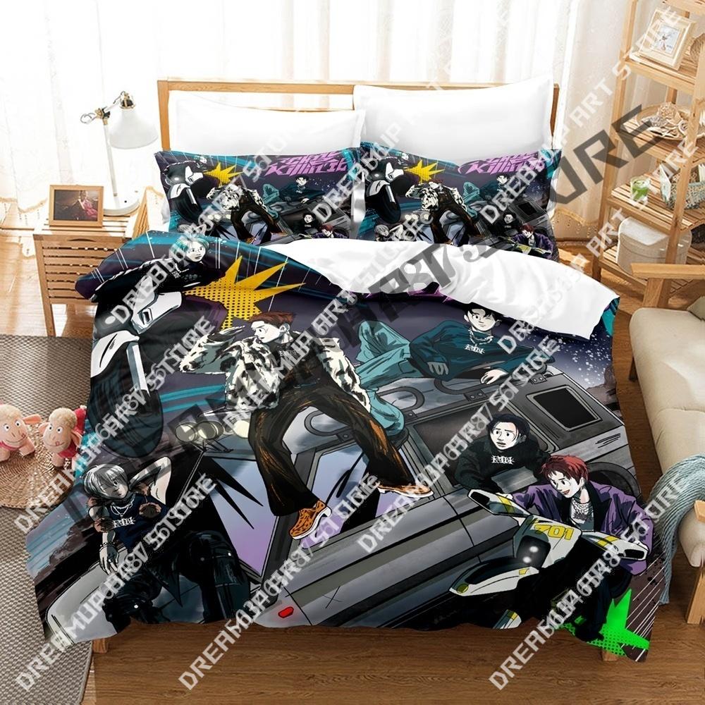 3D Print Kpop P1Harmony Bedding Set Twin Queen King Full Size Duvet Cover Pillowcase Bed boys girls Adult Home Textiles