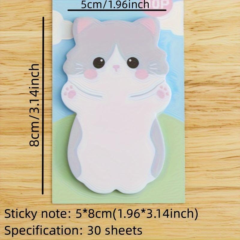 Vibrant Cartoon Animal Sticky Notes Pad - Colorful, Adorable, and Fun Stationery for Students, Teachers, and Office Use - Perfect for Note-Taking, J