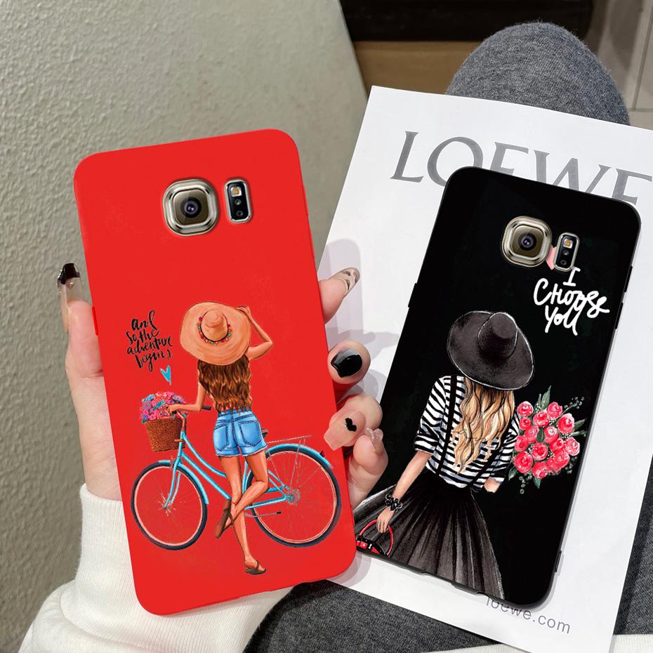 For Samsung Galaxy S7 egde case Cover for Samsung Galaxy S6 edge Case for Samsung S7 S6 G920F SM-G925F Cover Cute Silicon Fundas