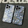 Blue White Cherry Blossoms Phone Case For Iphone 16 Pro Case Iphone 13 14 11 12 15 Pro Max 14 Plus 12 13 17E 16E Silicone Cover