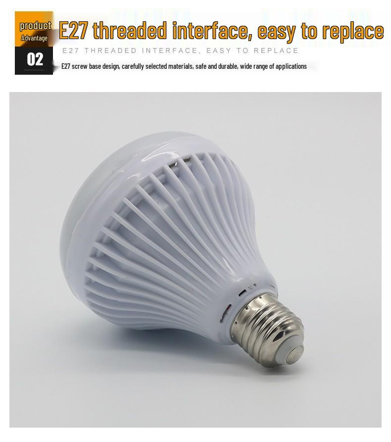 Seven-Color RGB Bluetooth LED Music Bulb with Remote & Speaker