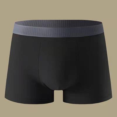 Men Boxer Underwear Mid-rise U-Convex High Elasticity Breathable Shorts Briefs Slim Fit Panties Daily Wear