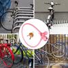 Key-operated Bike Lock with Keys Cute Biscuit Dog Cable Anti-Theft Secure Silicone Covered Bicycle for Helmet Door Skateboard Anti-theft Bicycles