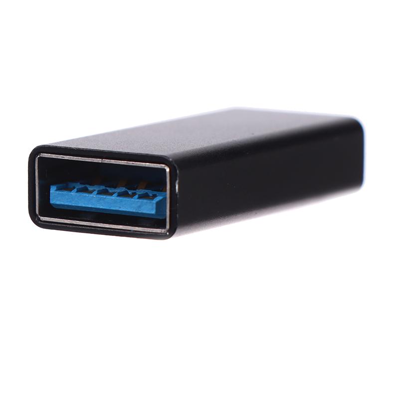 1 szt. Złącze USB 3.0 żeńskie do USB typu C żeńskie proste konwerter adaptera prędkości USB3.0 typu C przedłużacz połączenia konwertera