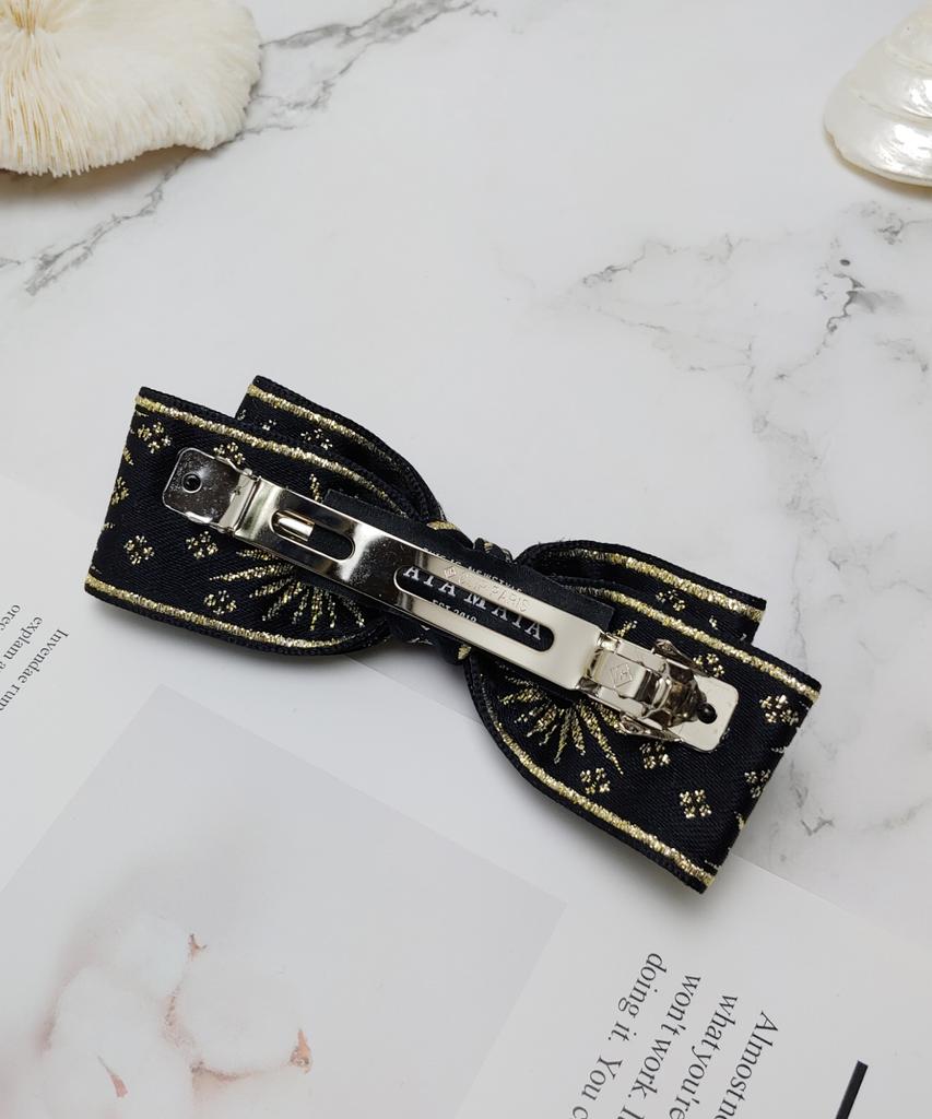 Maia Retro Pearl Hairpin - Gold