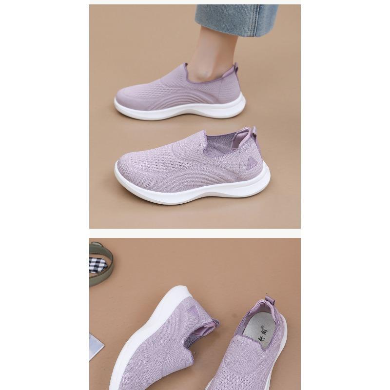 Women's Customizable Slip-On Walking Shoes, Soft Sole Lightweight Sneakers, Breathable Comfortable Casual Sports Shoes for Women