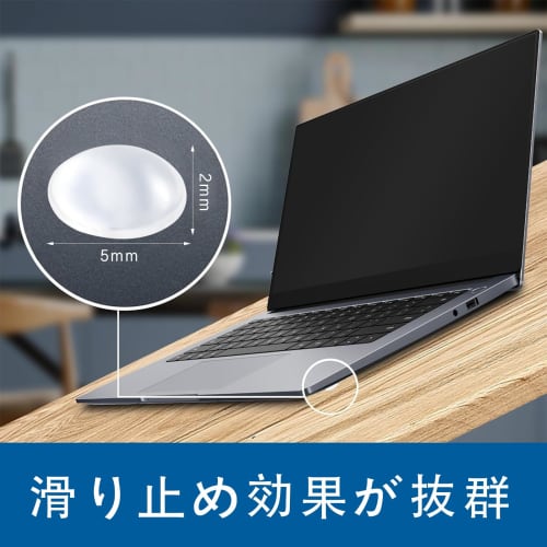 FINGOOO Cushion Rubber Non-Slip Rubber Feet Stickers, 100 Teardrops, Door Stops, Furniture Doors, Shelves, Cushioning, Anti-Vibration, Impact, Scratch