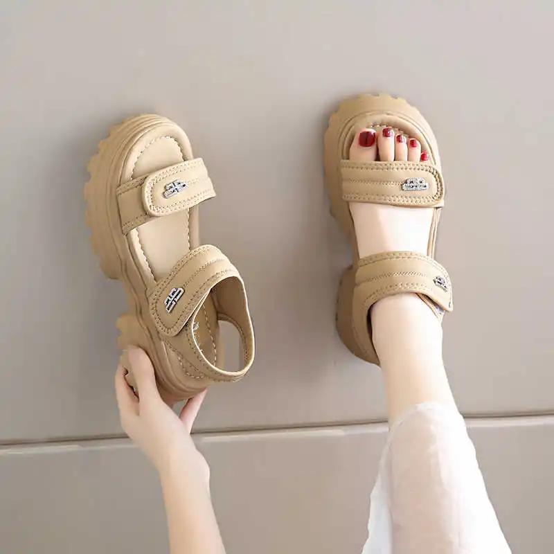 Fashion Autumn-spring Open From The Back Womans Slippers Indoor Fashionable Sandals Green Shoes Sneakers Sport Tenisfeminino