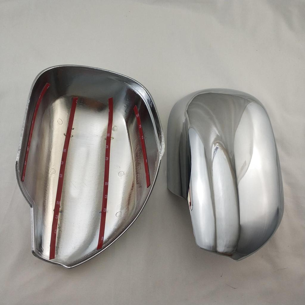 Carbon Fiber Rearview Mirror Cover with Light for 03-09 Prado 2700