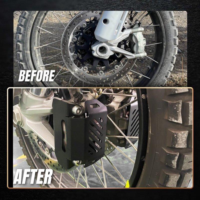 1 Pair Motorcycle Front Brake Caliper Cover Guard Protection CNC Black Accessories For Ducati DesertX Desert X