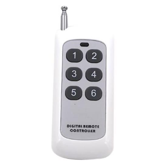433MHz Wireless Remote Control 2/4/6/8 Buttons Remote Control Learning Code 1527 Antenna Reach 1000m Long Range