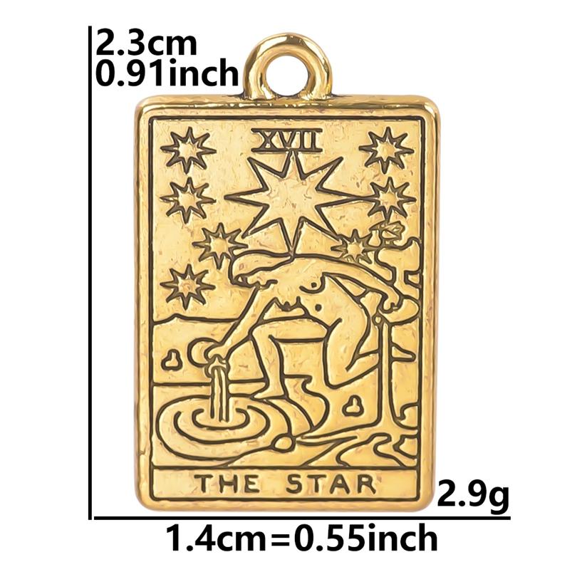 12Pcslot Metal Tarot Charm Mix Accessories Sun Moon Star Pendant Charms For Jewelry Making Supplies Wholesale Items Diy Earring
