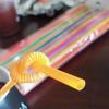 Artistic Straws With Curved Colored Shapes,Creative Multi-Purpose Straws