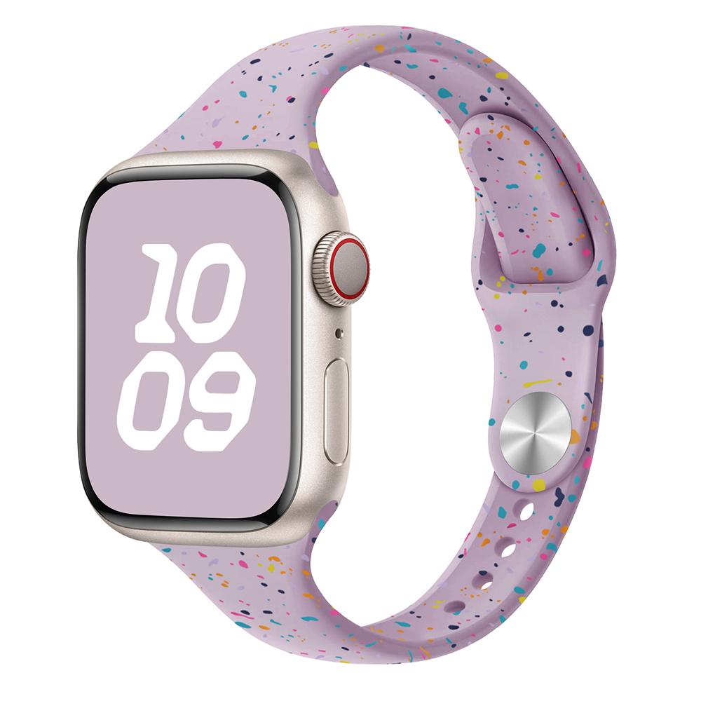 Original Silikonarmband für Apple Watch Band 44mm 45 46 40 41 38 42mm Armband Atmungsaktiv iwatch Serie 10 9 8 SE 7 6 Ultra 2 49mm