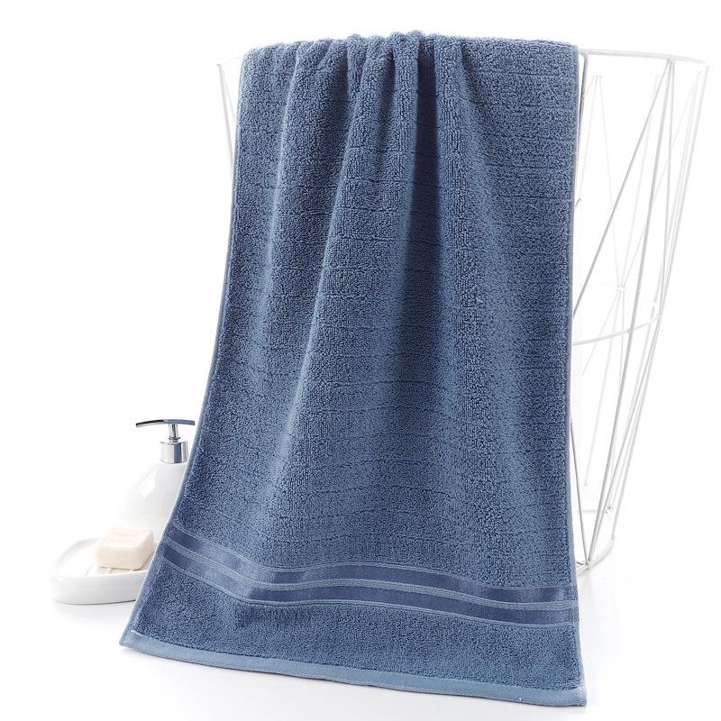Besticktes Baumwollhandtuch 40×90 für Bad, Sport & Fitness – Langes, Schweißabsorbierendes Streifendesign
