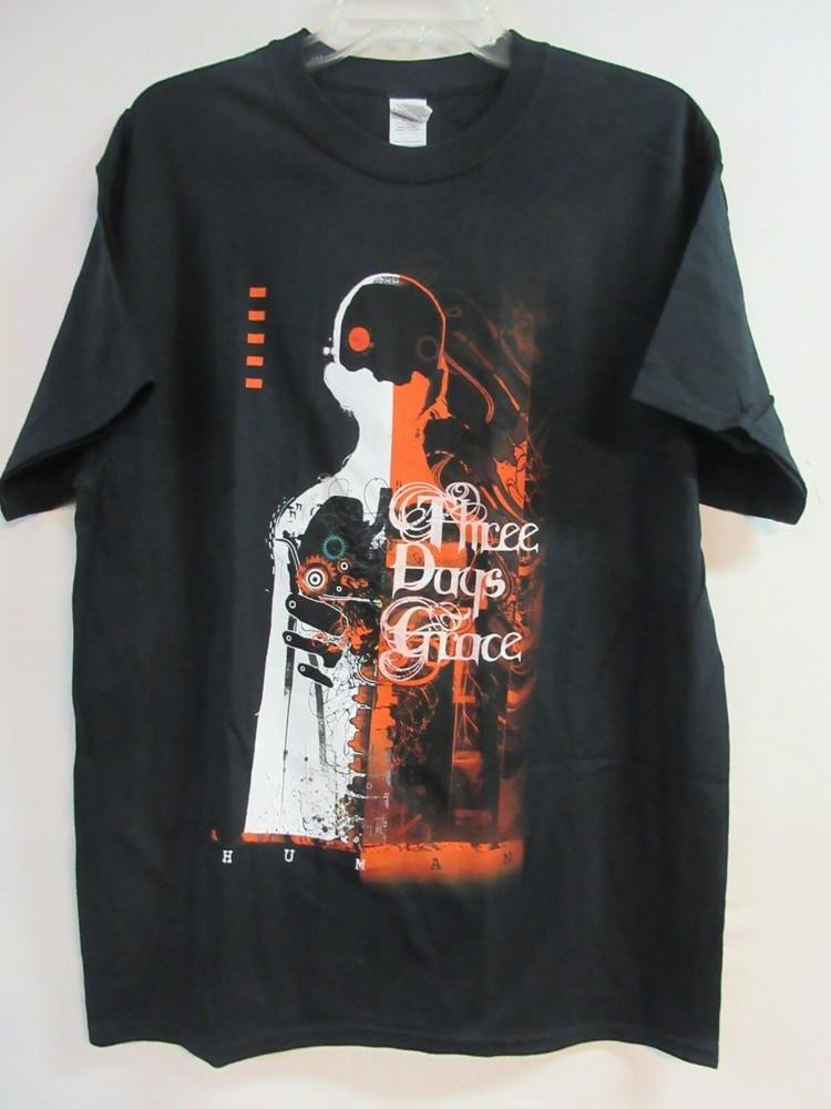 

THREE DAYS GRACE OFFICIAL MERCH HUMAN BAND CONCERT MUSIC LARGE Unisex T-Shirt XL