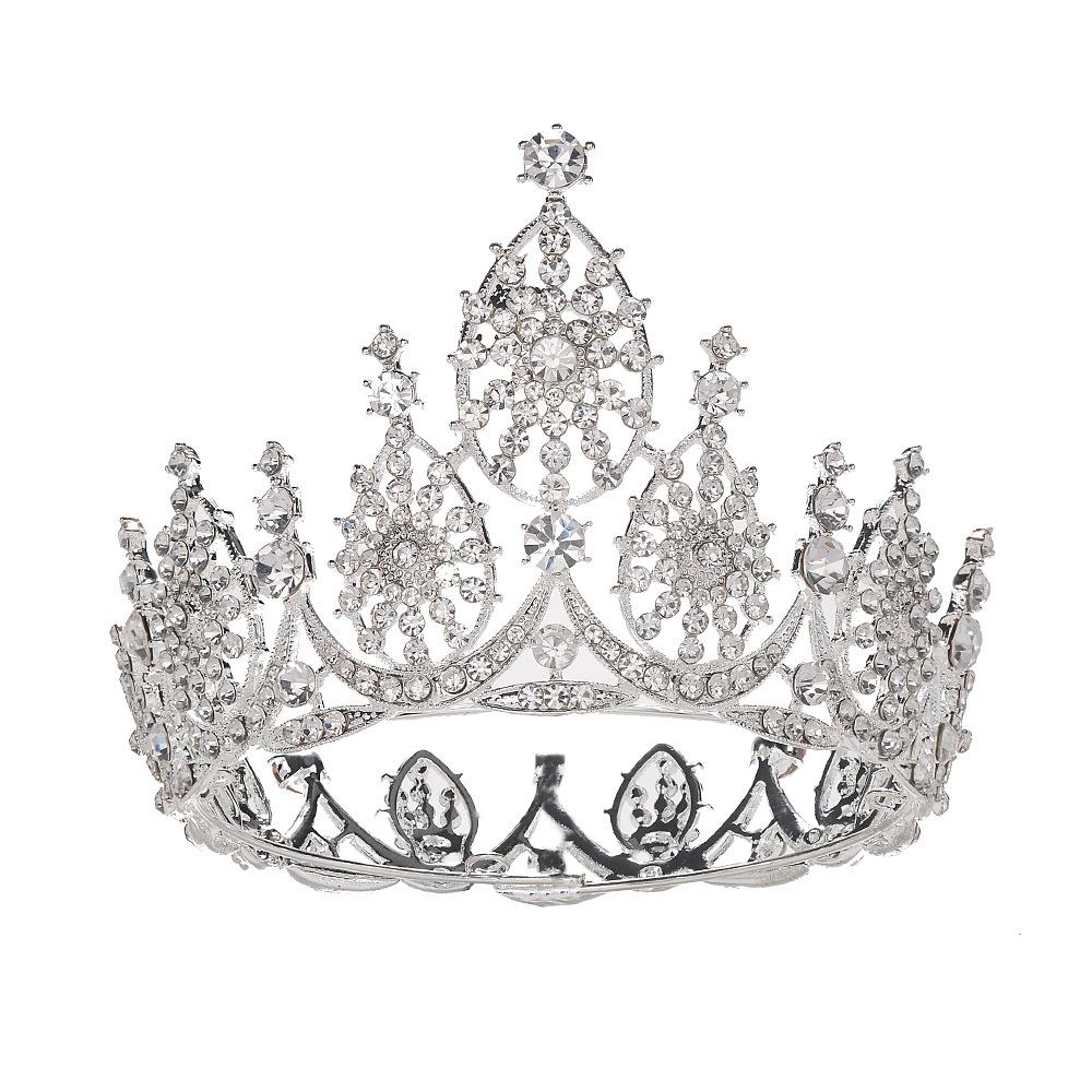 New style elegant palace retro crown bride wedding wedding dress dinner party exquisite style crown girl