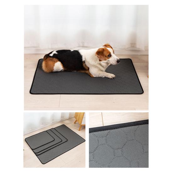 Washable Pet Pee Pad Reusable Dog Pee Pad Absorbent Leakproof Puppy Training Pad Non-Slip Potty Pad for Puppies Senior Dogs Floor Couch Use