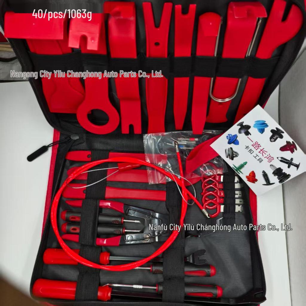 Kit de Levier et Tournevis pour Réparation d'Autoradio – 19/20/25/38/40/439PCS avec Sac à Outils