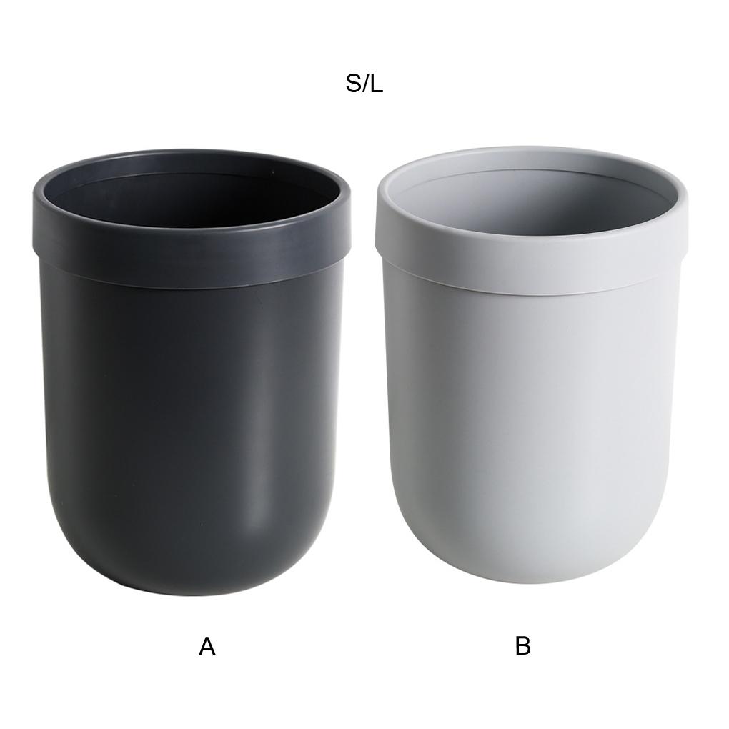 Plastic Wide Application Trash Can For Kitchen And Bathroom Large Capacity And Durable Trash Bin