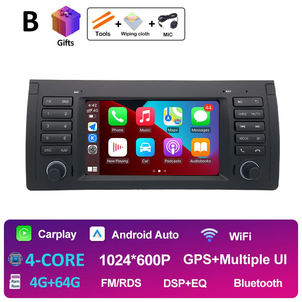 Wireless Carplay Android Auto For BMW E53 QLED IPS Screen Cooling fan Bluetooth WIFI DSP Stereo Autoradio Intelligent System 4G