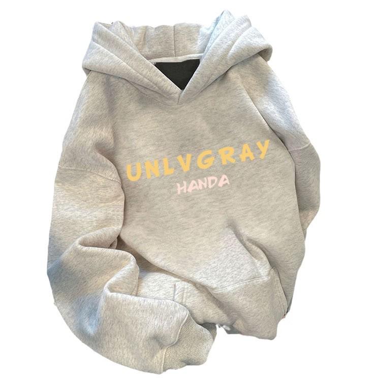 500G Korean Style Hooded Sweatshirt: Versatile Loose Fit for Autumn/Winter