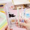Kawaii Cat Paw Mechanical Pencil Eraser Set Cartoon Automatic Pencils 0.5MM School Supplies For Kids Student Stationery Gift