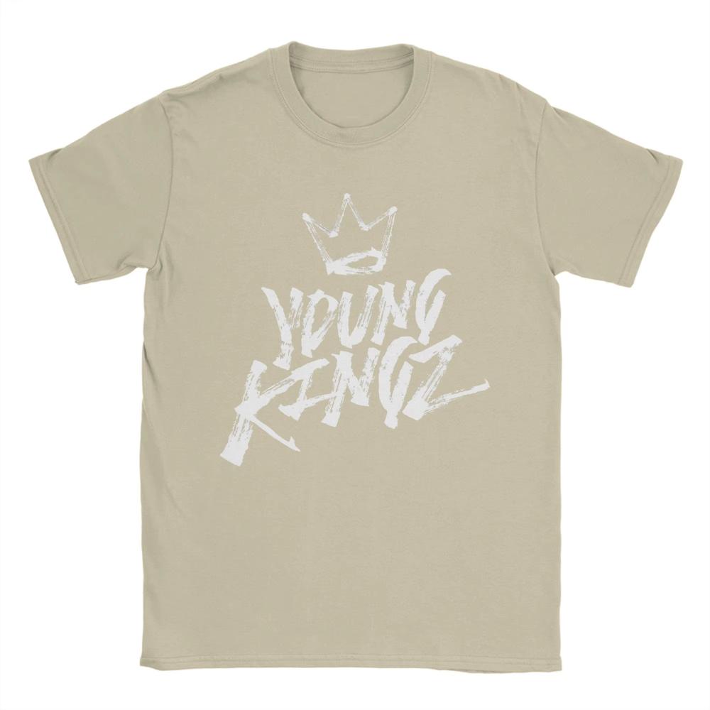 Myke Towers Young Kingz T Shirt Men Cotton Vintage TShirt Round Collar Singer 2026 Tour Tees Short Sleeve Merchandise Plus Size