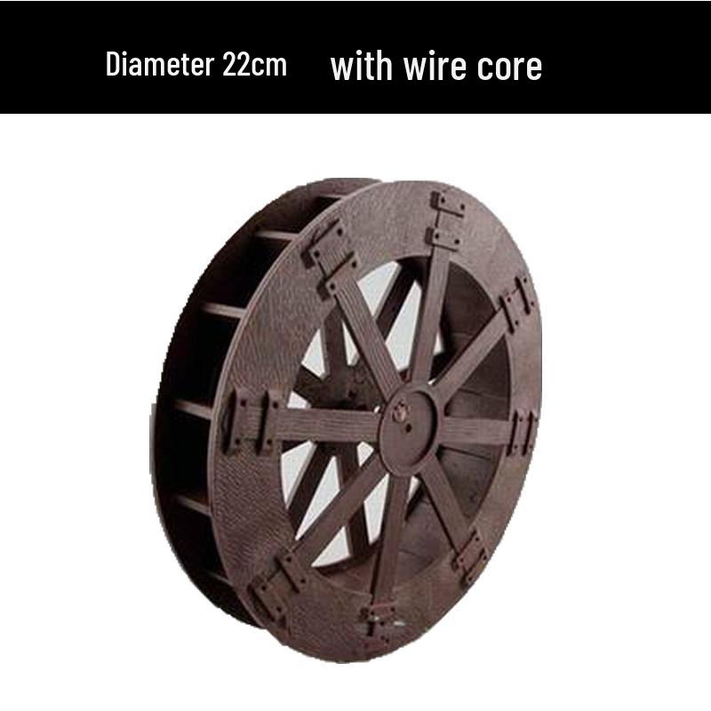 Plastic Water Wheel Rockery Fountain Garden Ornament