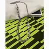 Reflective Bead Pendant Chain With Pearl Details For Men And Women Streetwear Accessories