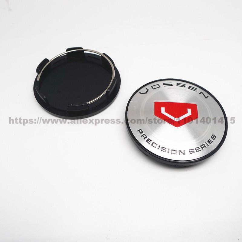 4pcs 68mm 63mm Vossen Wheel Center Cap Hub Car Rims Protective Hubcaps Dust-proof Plastic Cover