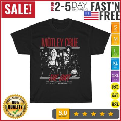 Motley Crue The Dirt Maglietta Vintage Uomo Moda 2023 Donna T-shirt Manica Corta