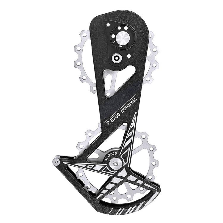 Low Frictions 16T Bike Rear Derailleur Pulley Systems, Aluminum with Ceramic Bearing for R8000 R8800 5800 Climbing Ease