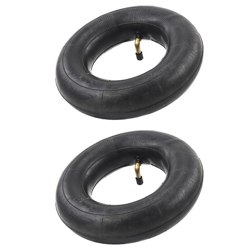 N68R--Pack Of 2 Inner Tubes With TR87 Valve For Wheelbarrow, Sack Truck, Handcart 3.00-4, 10X3, 260X85 Black Durable Easy To Use