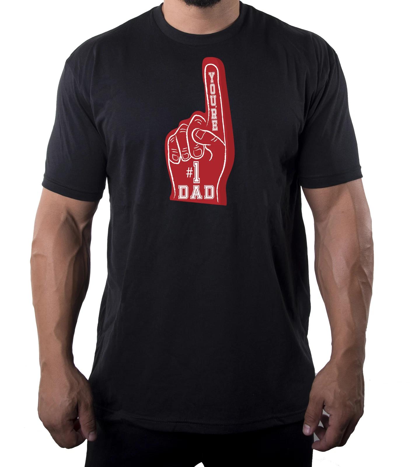 Number 1 Dad Shirt, Men s Graphic T-Shirts, Fathers Day shirts S