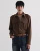 ENOAS Military Twill Epaulet Shirt [Mocha]