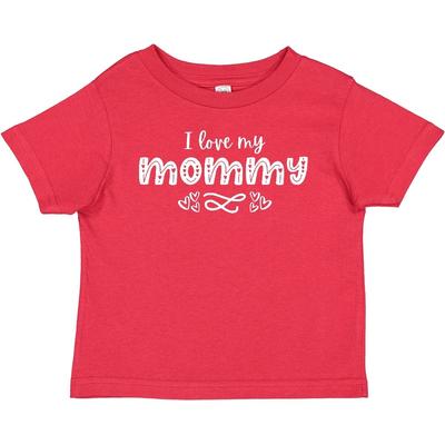 Inktastic I Love My Mommy With Hearts Baby T-Shirt Mothers Day Mom Mother Niece