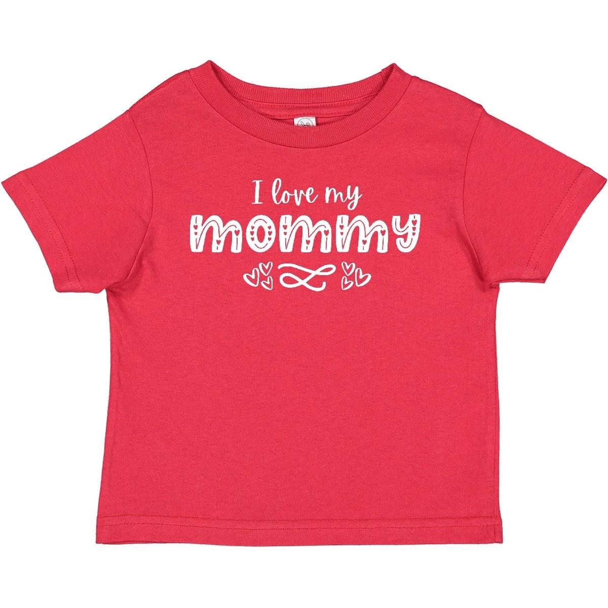 Inktastic I Love My Mommy With Hearts Baby T-Shirt Mothers Day Mom Mother Niece 130