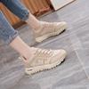 Winter new velvet cotton sneakers ins soft sole non-slip casual warm cotton shoes A