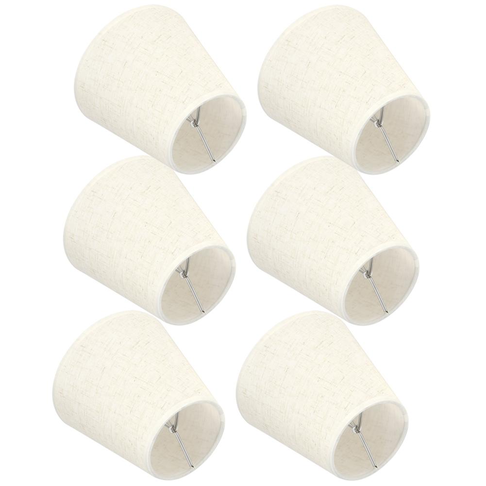 6PCS Nordic Simple Cloth Lamp Shades Art Decor Light Shade Lampshades for E14 Wall Lamp Chandelier