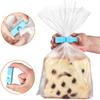 Sele 4pcs Sealing Clip Food Preservation Bag Clip Snack Fresh Food Storage Seal Bag Clips Sealer Clamp Kitchen Storage Tool