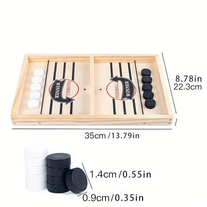 Sling Puck Party Game | Best Selling Cork Board & Foosball Combo for Family Gifts