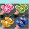 Cartoon Kids Flip Flops For Summer Girls Boys Pvc Non Slip Durable Indoor Footwear
