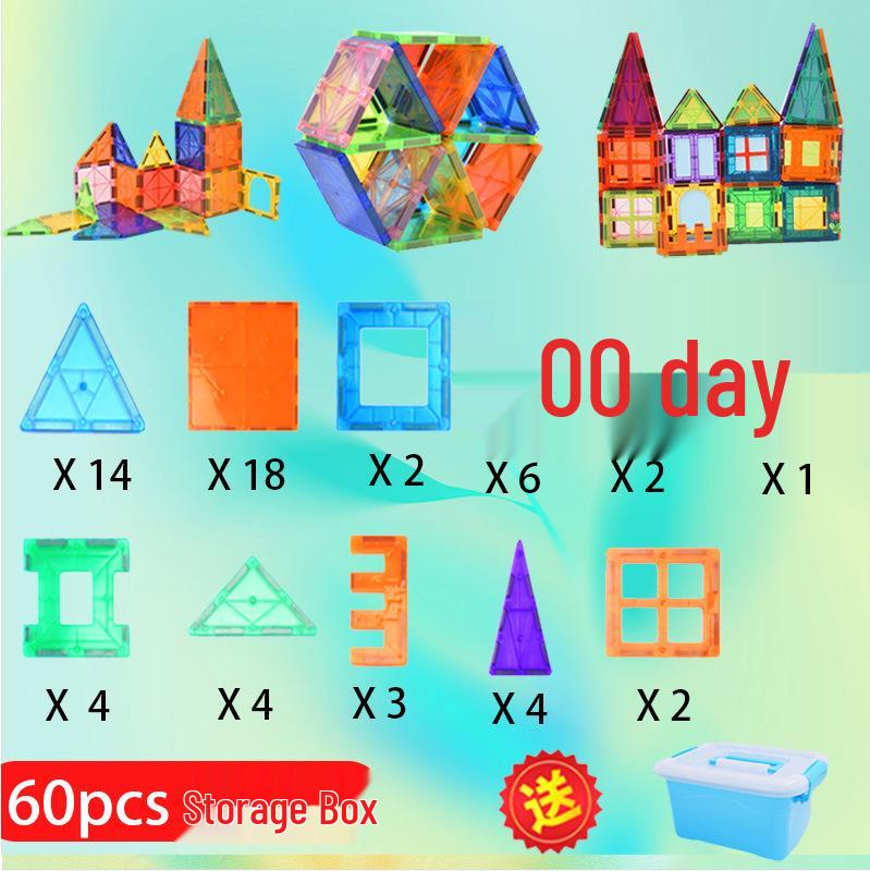 Multicolor Magnet Track Building Blocks for Kids: Educational Assembly Toys for Boys and Girls
