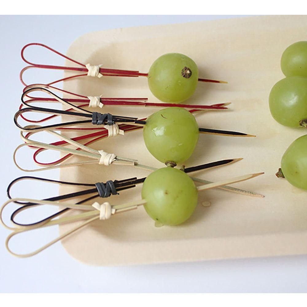 Bamboo Skewer Sticks Picks 100Pcs/bag Toothpick New Bamboo Cocktail